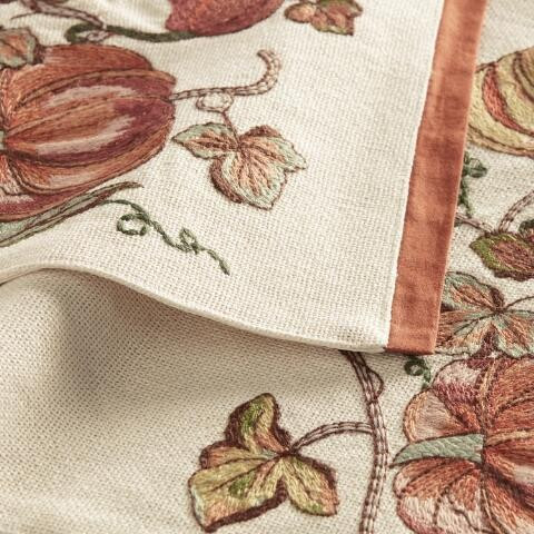 Multicolor Embroidered Pumpkin Patch Table Runner | World Market
