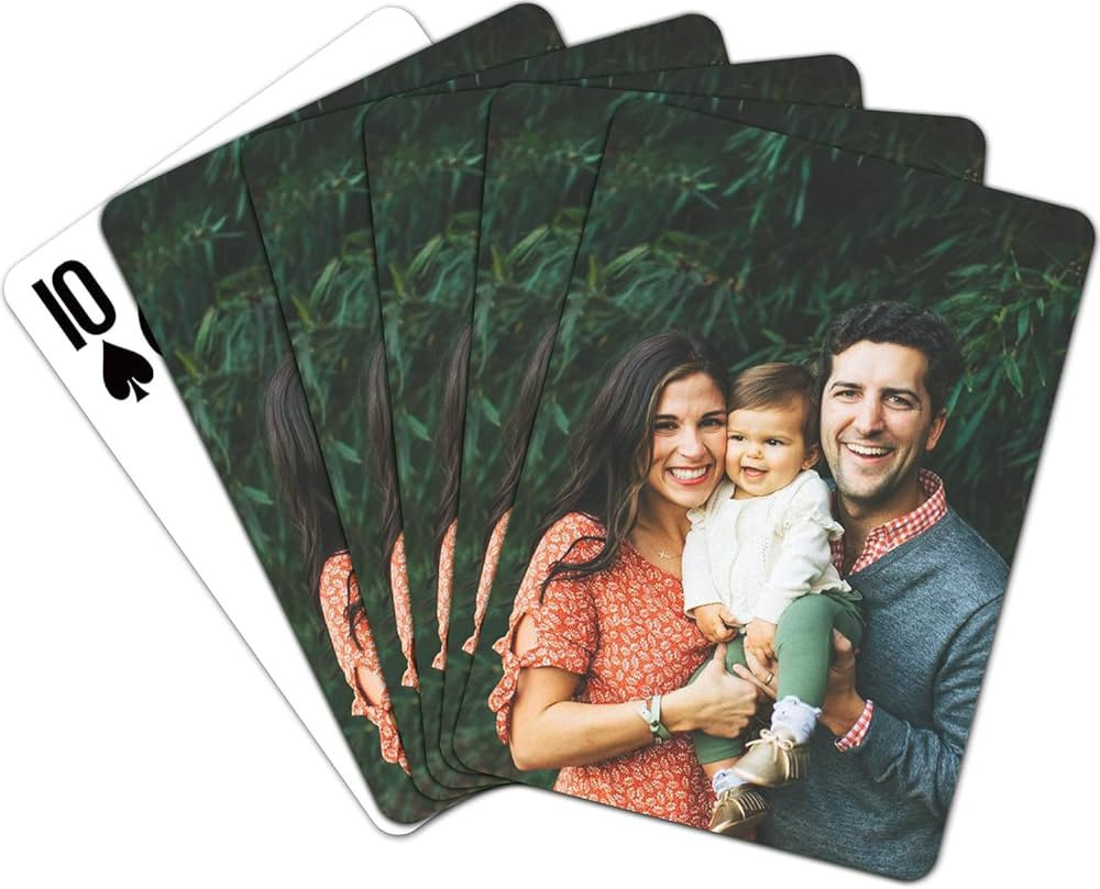 YOWINKE Customized Playing Cards Personalized Photo Playing Cards Can be Customized with Your Pho... | Amazon (US)