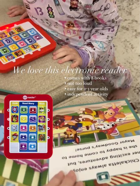 This electronic reader is perfect for 2-3 years and older! 

#LTKsalealert #LTKGiftGuide #LTKkids