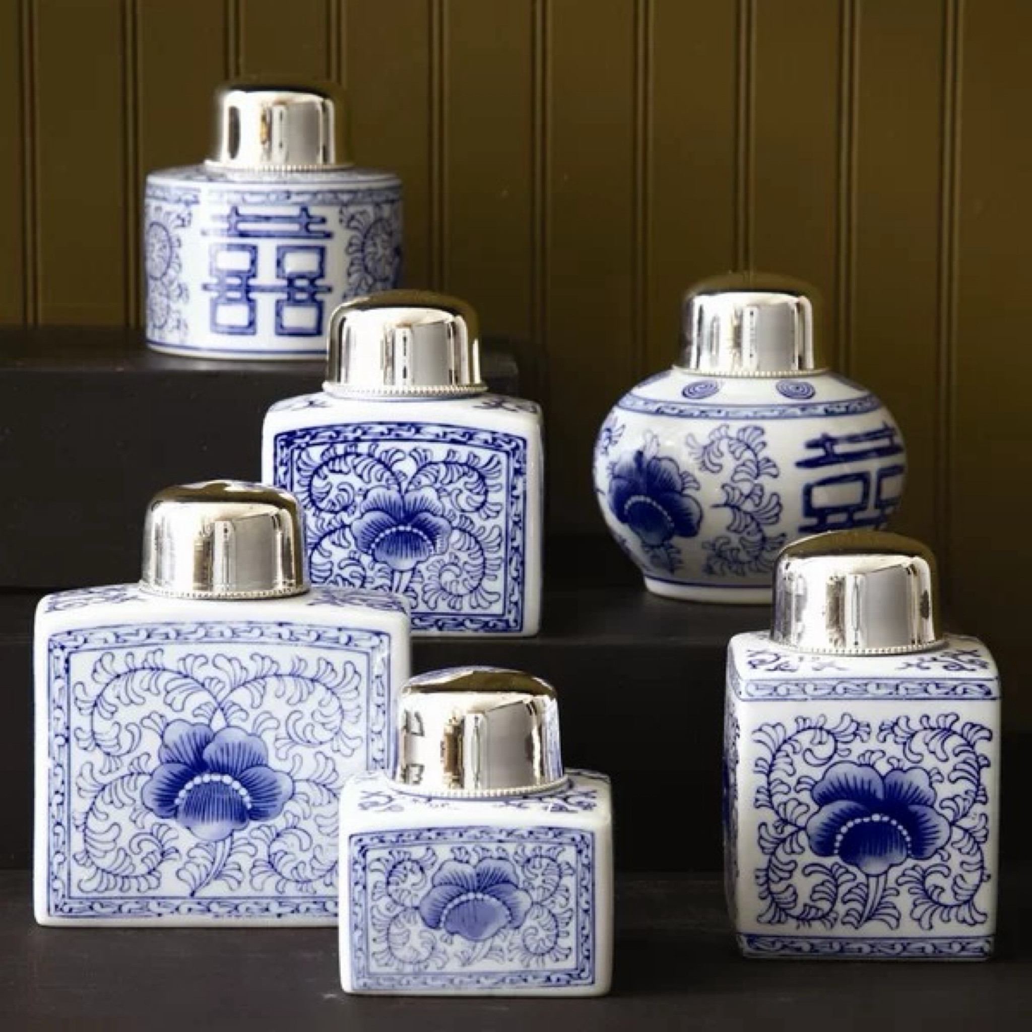 I have a few of these little jars and I love using them by themselves, in a powder bath, or with a little bouquet in them. They would make a great Mother’s Day or wedding gift. Such a sweet little blue and white set!💙🤍💙
Wayfair. Blue and white love  blue and white jars. Grand millennial  classic southern style.
  

#LTKparties #LTKhome #LTKwedding