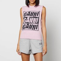 Ganni Logo Knit Vest - M | Coggles (Global)