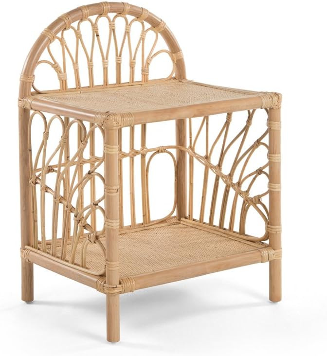 KOUBOO Rattan Loop Nightstand, Natural Color, Medium, | Amazon (US)