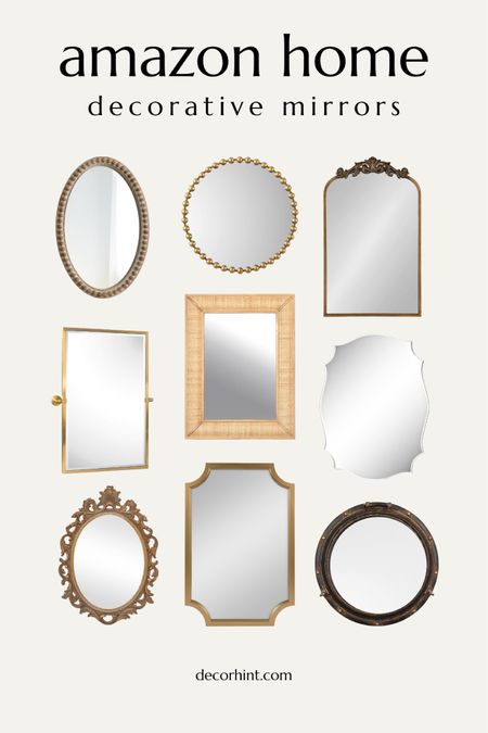 Amazon decorative mirrors 

#LTKFindsUnder100 #LTKHome #LTKFindsUnder50