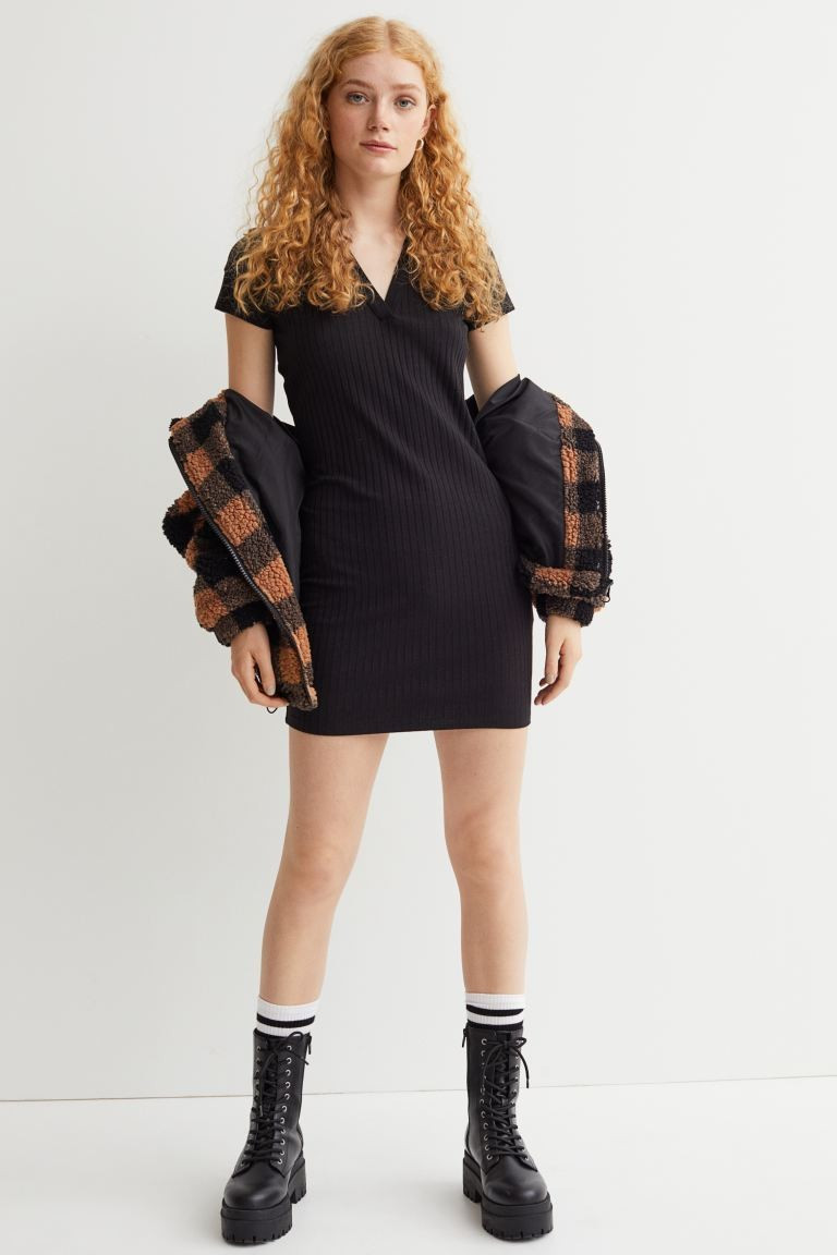 Collared Jersey Dress | H&M (US + CA)