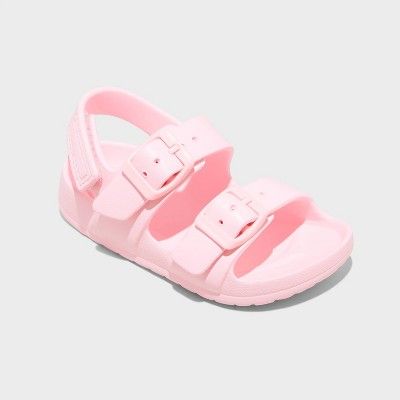 Toddler Ade Footbed Sandals - Cat & Jack™ Pink 9T | Target