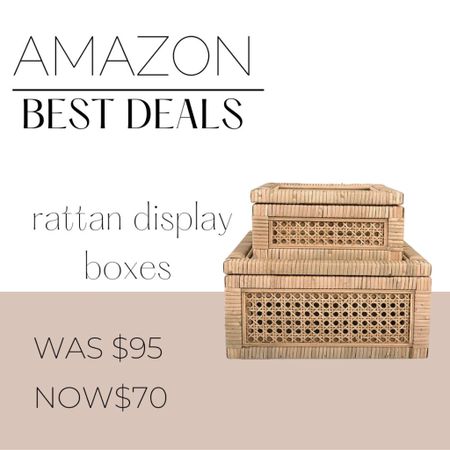 Amazon rattan display boxes 
Rattan boxes 
Amazon deals 

#LTKsalealert #LTKFind