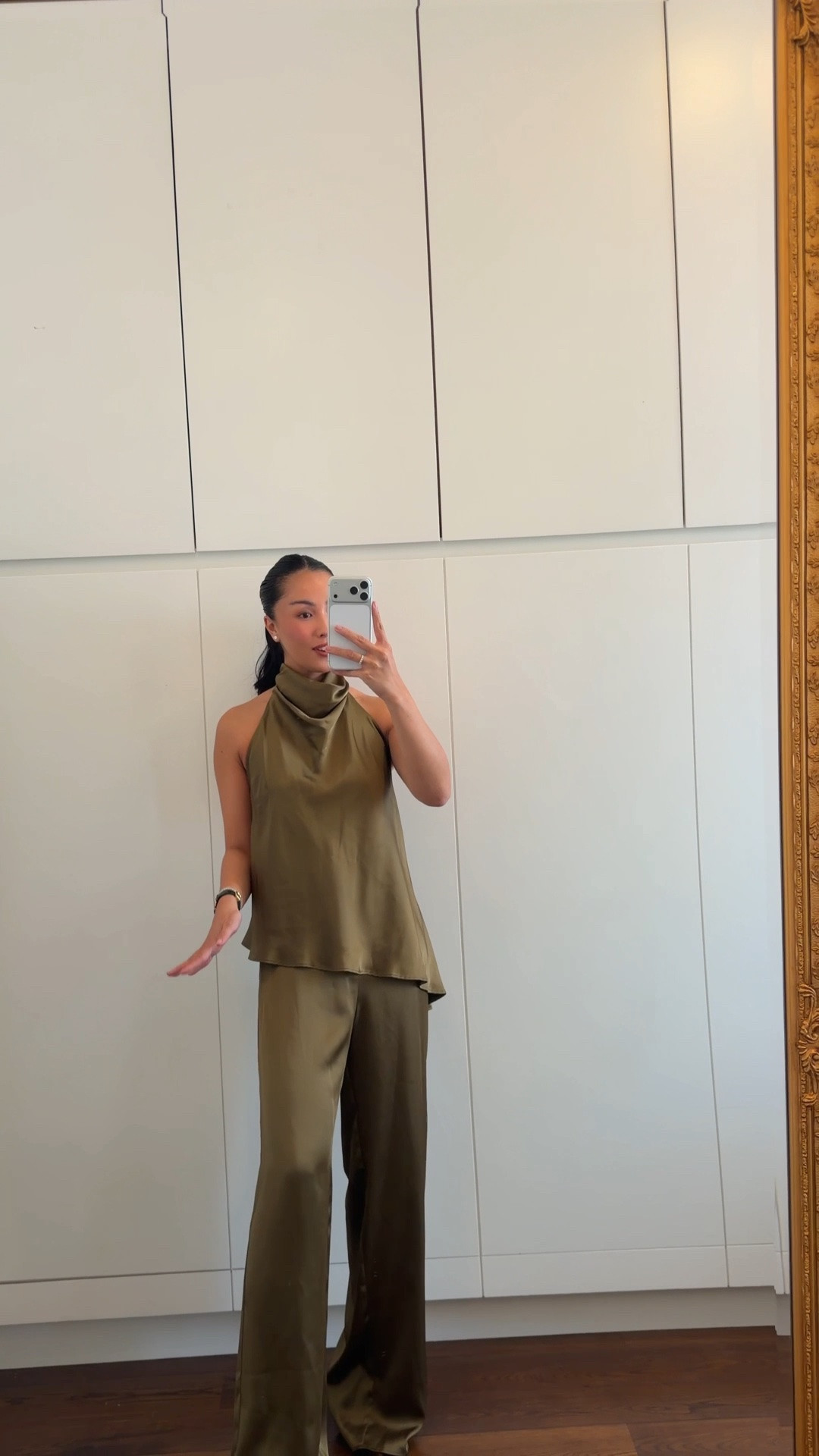 Satin jumpsuit that’s perfect for an evening out 

Wearing XS!

#LTKootd #LTKgrwm #LTKPetite