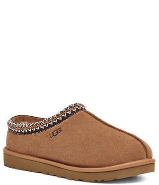 Men's Tasman Braid Accent Suede Slippers | Dillard's