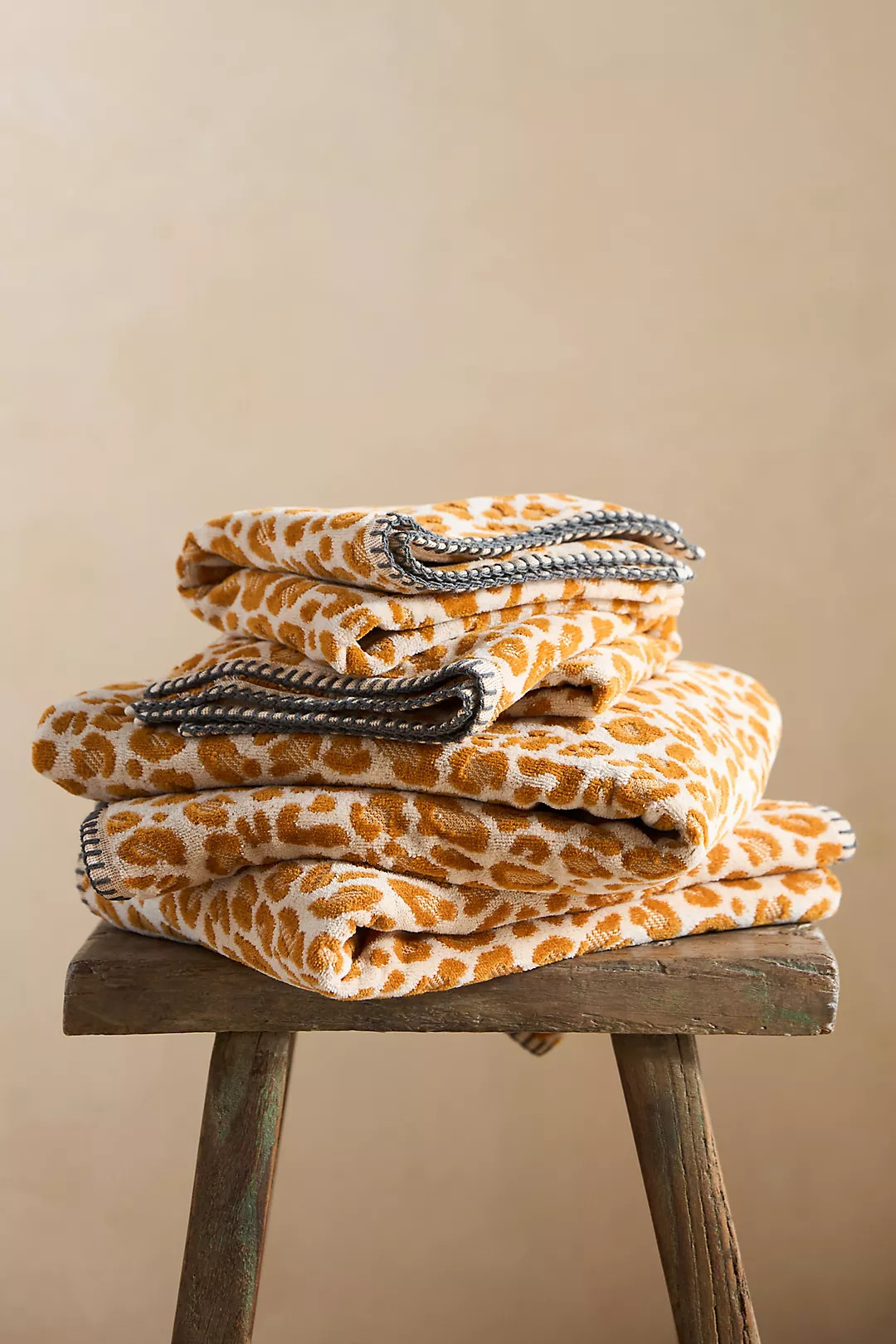 Lola Leopard Bath Towel Collection | Anthropologie (US)