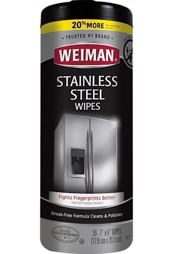 Weiman Products Stainless Steel Wipes 30 Count (Pack of 1) | Amazon (US)