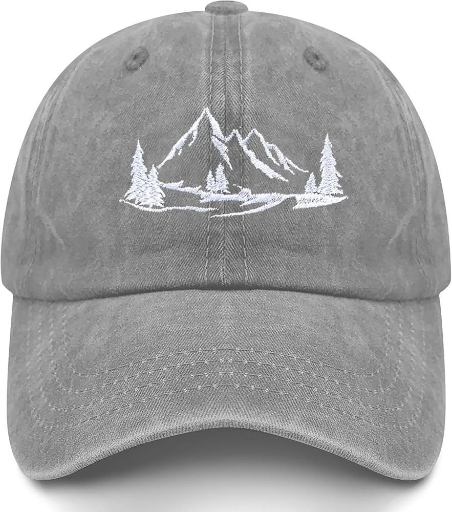 Mountain Baseball Cap Adjustable Unisex - Lightweight Foldable Outdoor Hat for Hiking & Camping A... | Amazon (US)