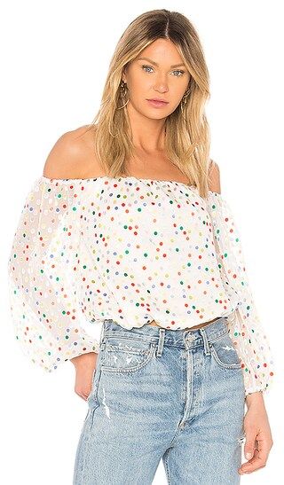 Lovers + Friends Oh Girl Top in Rainbow | Revolve Clothing (Global)