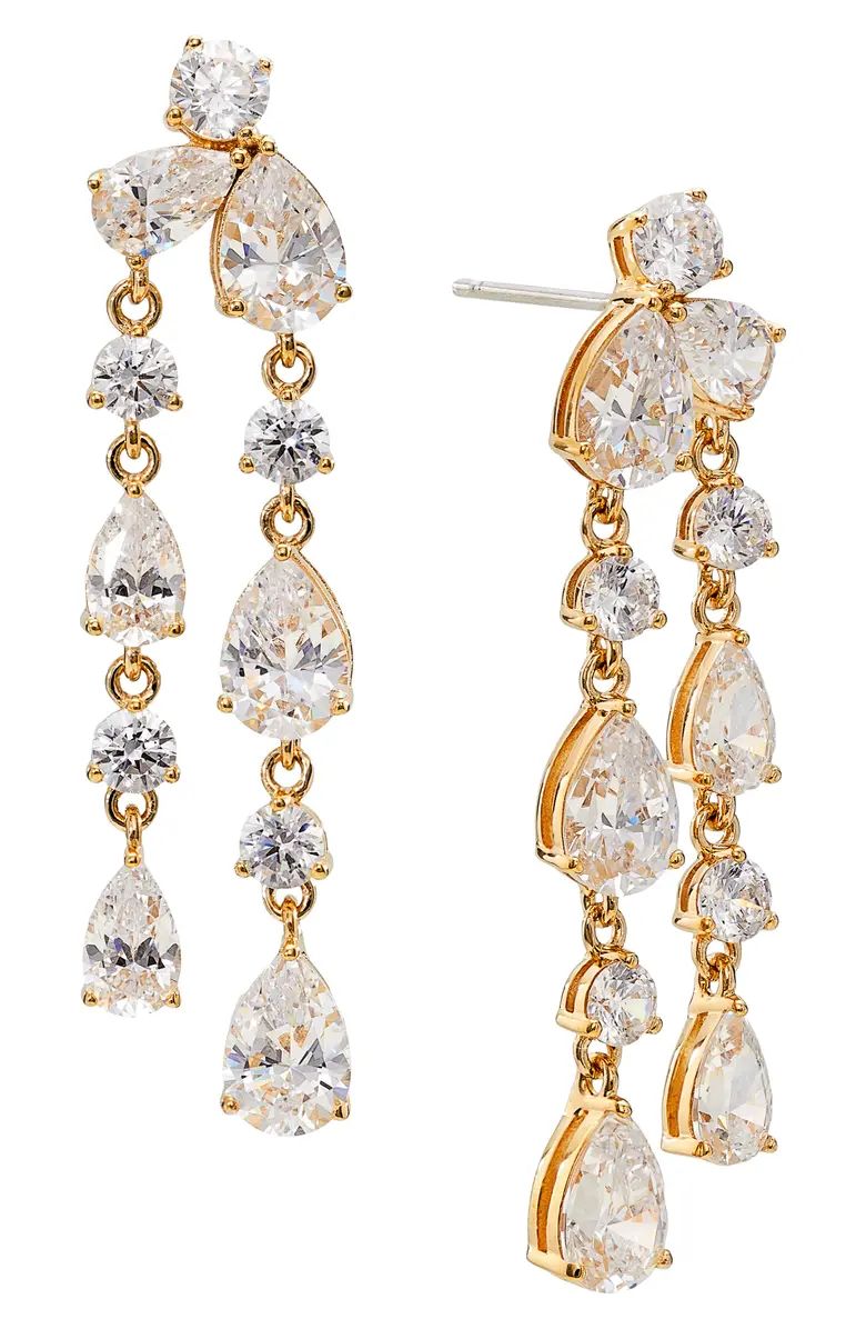 Nadri Leah Double Linear Drop Earrings | Nordstrom | Nordstrom