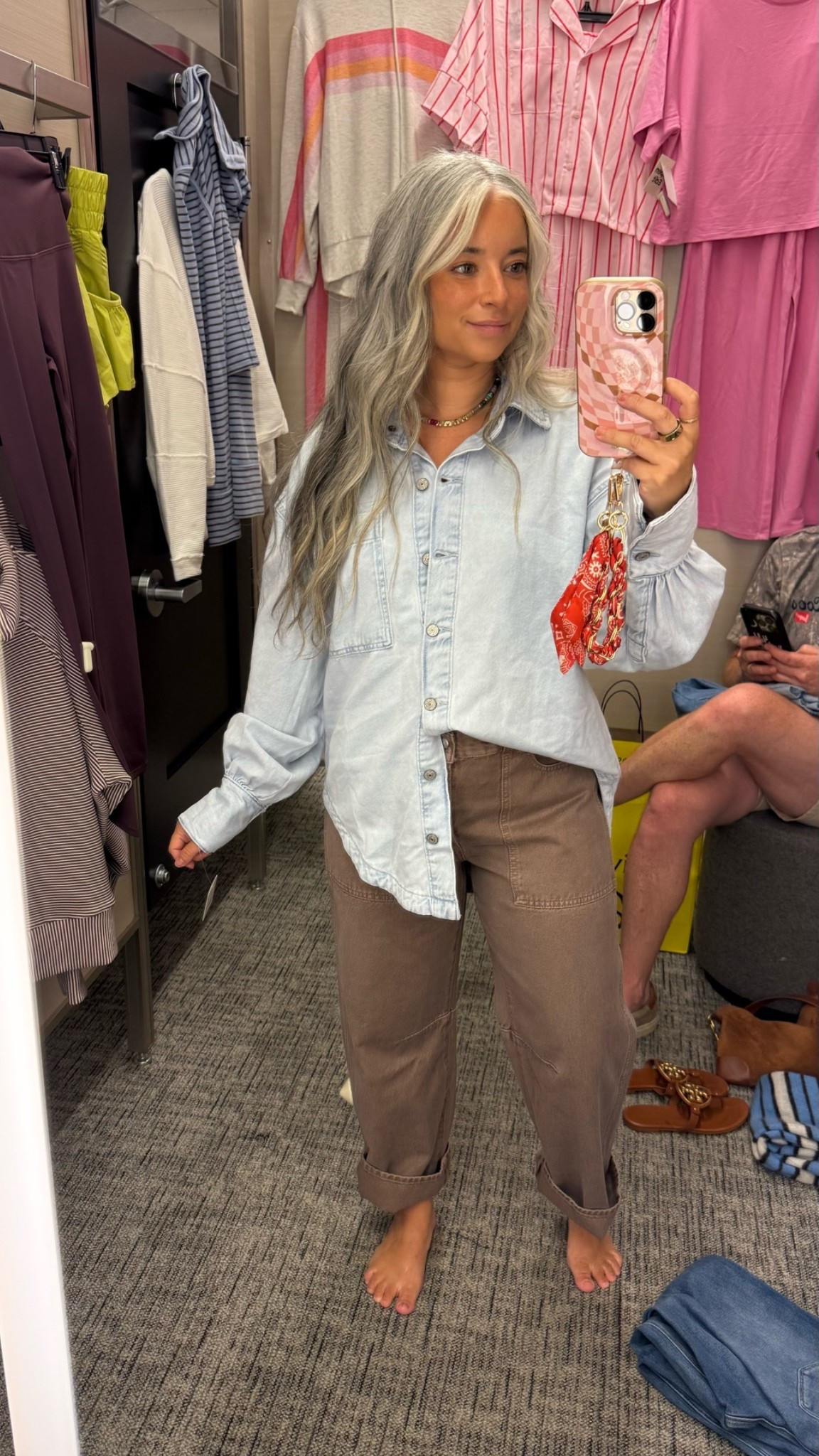 Nordstrom anniversary sale! Free people denim top wearing size xs. Madewell jeans I ordered a size 25 and 26 to compare.

#LTKootd #LTKSaleAlert #LTKPetite