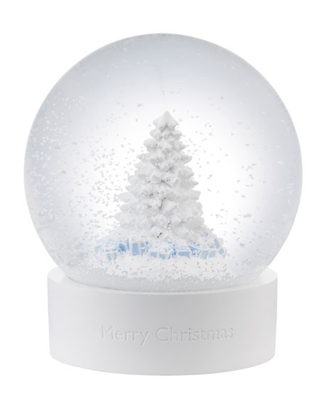 Wedgwood Christmas Tree Snow Globe | Neiman Marcus