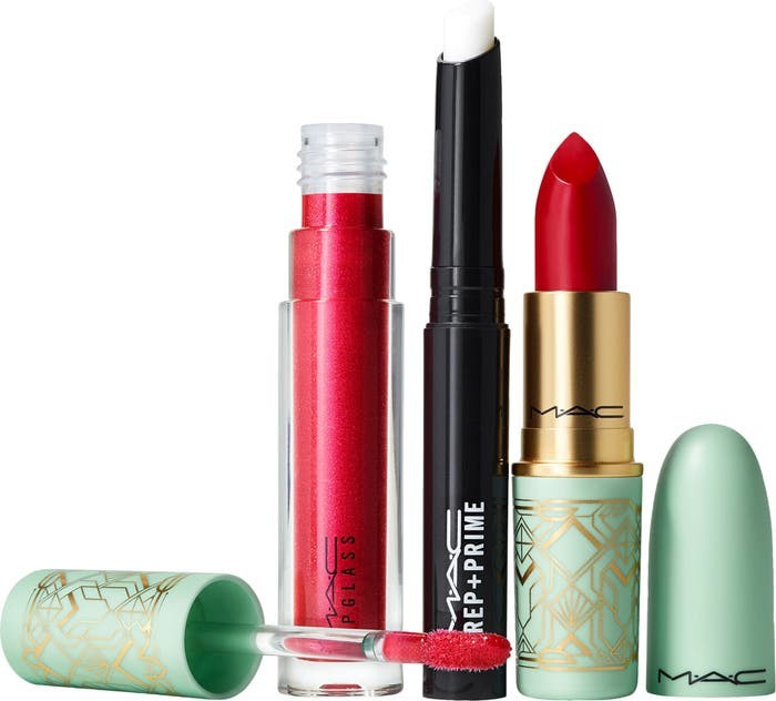 MAC Award-Winning Lip Kit Primer, Lipstick & Gloss Set-$55 Value | Nordstrom