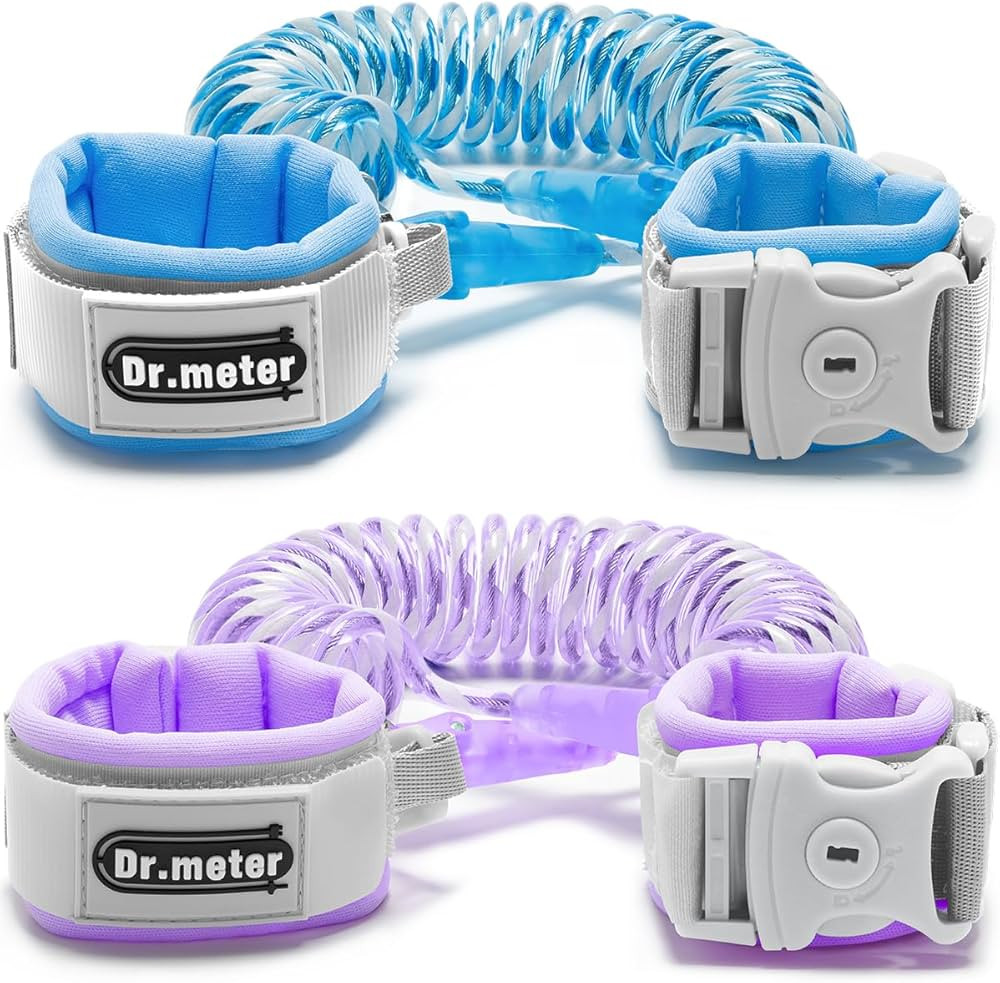 Dr.meter Anti Lost Wrist Link, 2 Pack Toddler Safety Leash with Key Lock, Reflective Child Walkin... | Amazon (US)