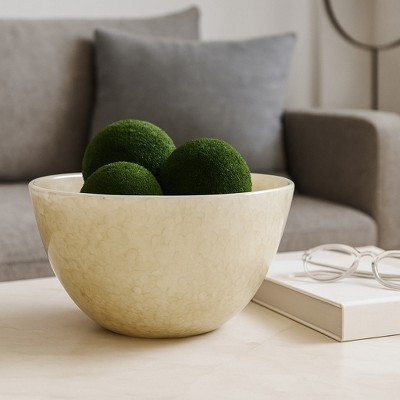 Decorative Glass Decorative Bowl for Coffee Table - Elegant Centerpiece Table Decorations and Living Room for Home Decor Accents -6", Green | Target