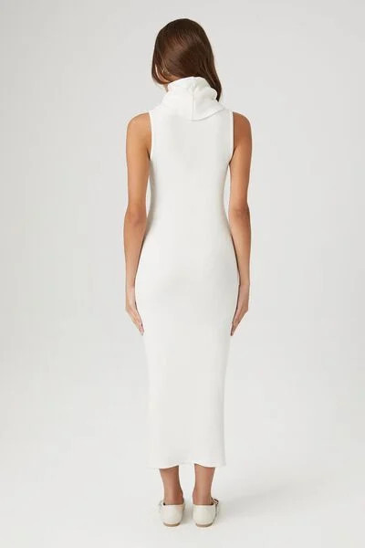 Turtleneck Bodycon Midi Dress | Forever 21