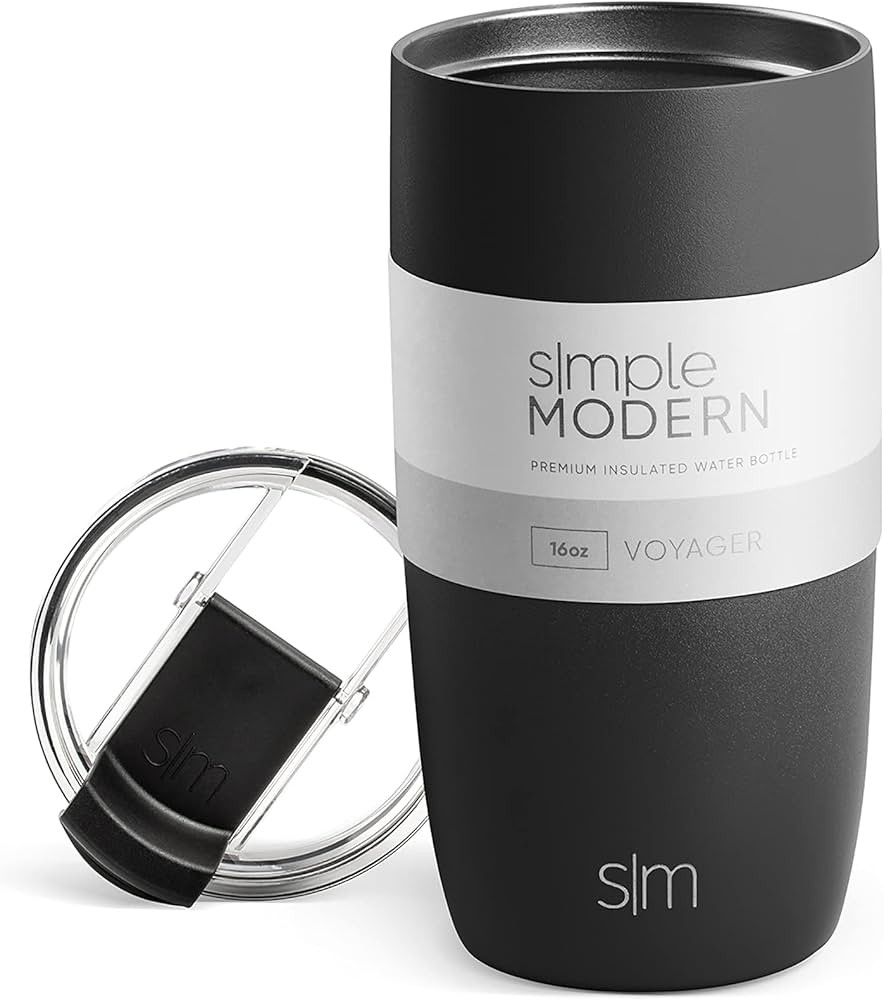 Simple Modern Travel Coffee Mug Tumbler with Flip Lid | Reusable Insulated Stainless Steel Cold B... | Amazon (US)