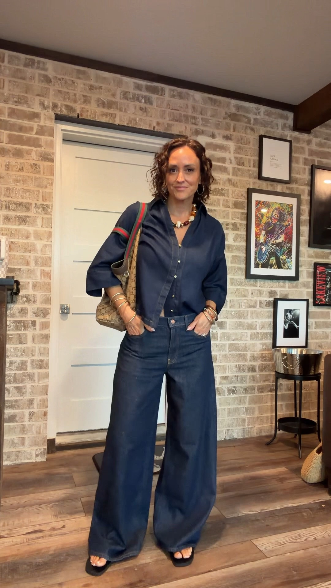 Old @Zara  top but love these @gapstyle  wide leg jeans, 25R have in diff washes
Countdown to 47, today’s ootd

#LTKdayinmylife #LTKgrwm #LTKootd