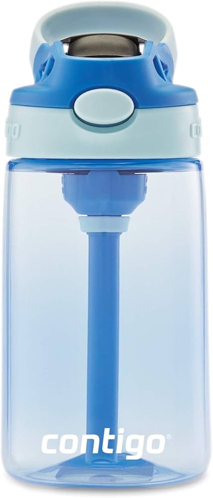 Contigo Aubrey Kids Cleanable Water Bottle with Silicone Straw and Spill-Proof Lid, Dishwasher Sa... | Amazon (US)