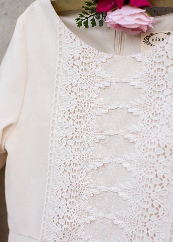 *NEW* Kastel Dress in Ecru Lace | Joyfolie