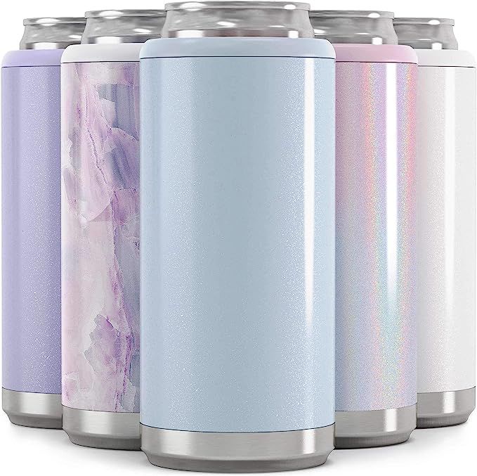 Maars Skinny Can Cooler for Slim Beer & Hard Seltzer | Stainless Steel 12oz Koozy Sleeve, Double ... | Amazon (US)