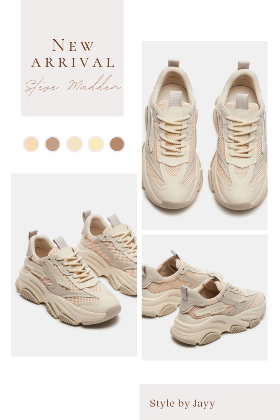 New arrival Steve Madden possession sneaker in color bone/Khaki🦴🤎

#LTKU #LTKstyletip #LTKshoecrush