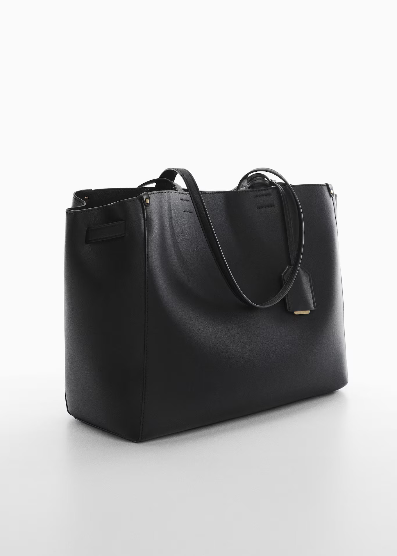 Shopper bag with double handle | MANGO (US)