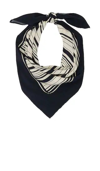 Carmel Scarf in Navy & Ivory | Revolve Clothing (Global)