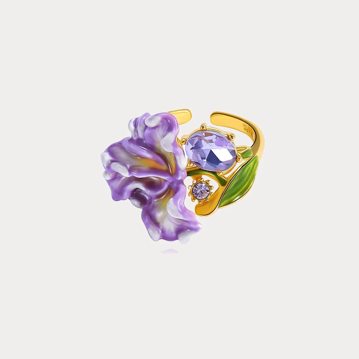 Iris Flower Ring | Selenichast