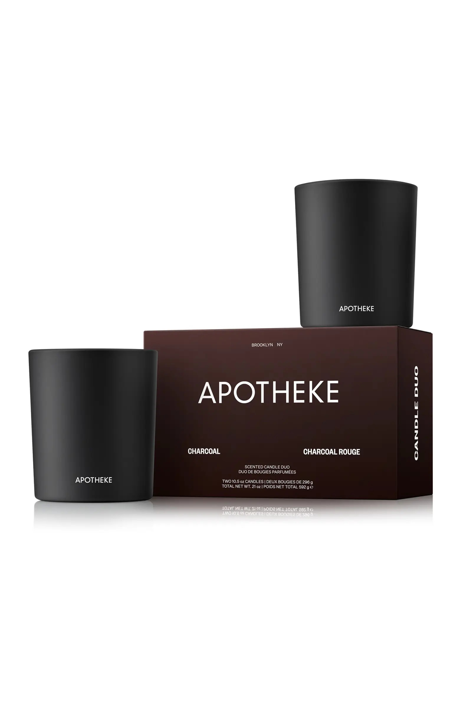 APOTHEKE Charcoal & Charcoal Rouge Scented Candle Duo | Nordstrom | Nordstrom