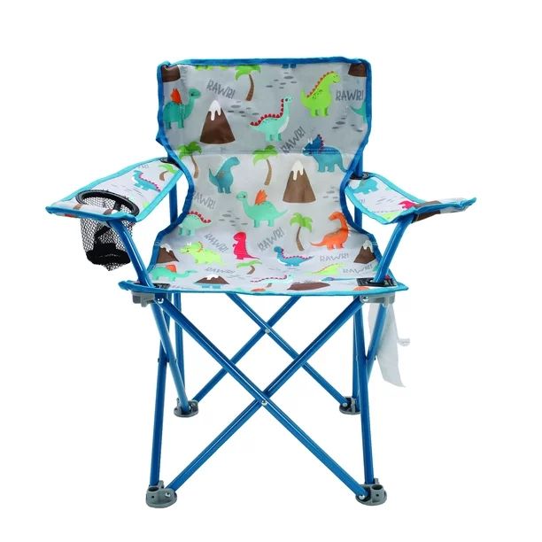 Crckt Folding Camp Chair for Kids with  Lock (125lb Capacity), Multi-Color Dino Print | Walmart (US)