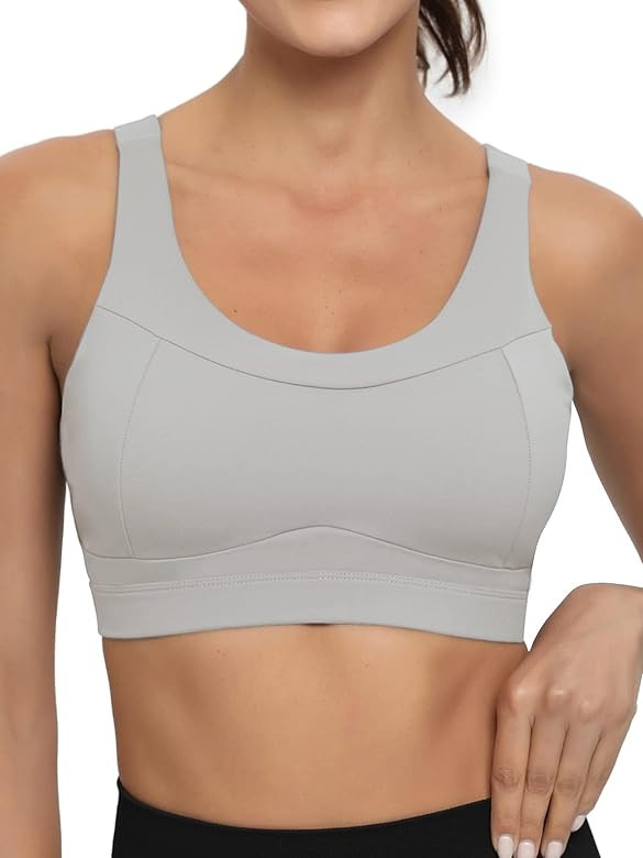 RUNNING GIRL High Impact Sports Bras for Women,Racerback Running Bra Workout Crop Tank Tops Longl... | Amazon (US)