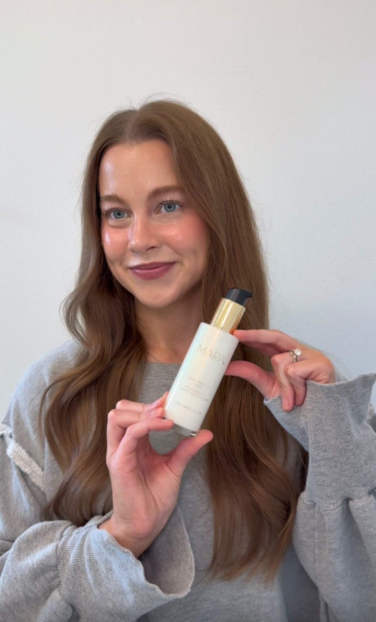 I have been loving this Mara pearl peptide serum. It is the perfect glowy base under makeup or just bare skin too. I broke out using other milky toners, but this one is acne safe and doesn’t break me out!! It also smells amazing, is clean formulated and feels so luxurious on my skin. Highly recommend.

#LTKmorningroutine #LTKselfcare #LTKgrwm