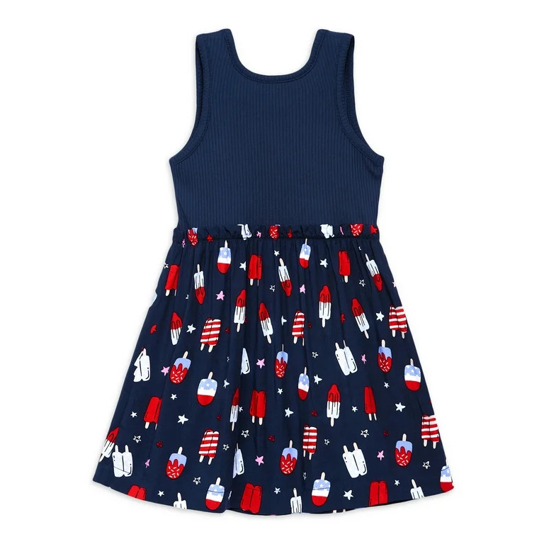 Wonder Nation Toddler Girls’ Americana Tutu Dress, Sizes 12M-5T | Walmart (US)