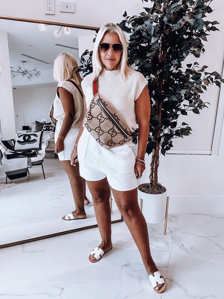 Amazon Viral Set, Amazon two piece set, casual style, neutral set, Hermes inspired sandals, dad sandals, Tory Burch sandals 

#LTKover40 #LTKMostLoved