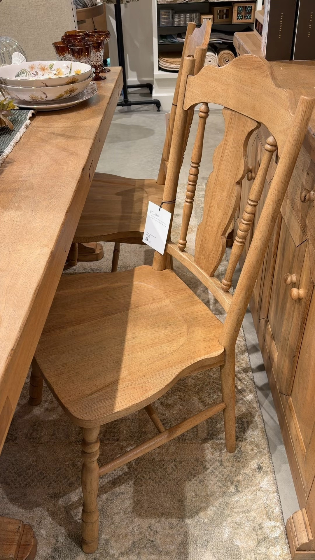 New at Pottery Barn! 🤎 I love the heritage-inspired look of the Rigato Dining Chair, from the rich Tuscan wood finish to the charming vintage detailing. 😍 It has that beautiful, collected-over-time feel that adds so much warmth and character to a dining space. I’ve linked it along with similar dining chair styles in my LTK! ✨ @Pottery Barn #diningchair #chair #farmhouse

#LTKHome #LTKSaleAlert