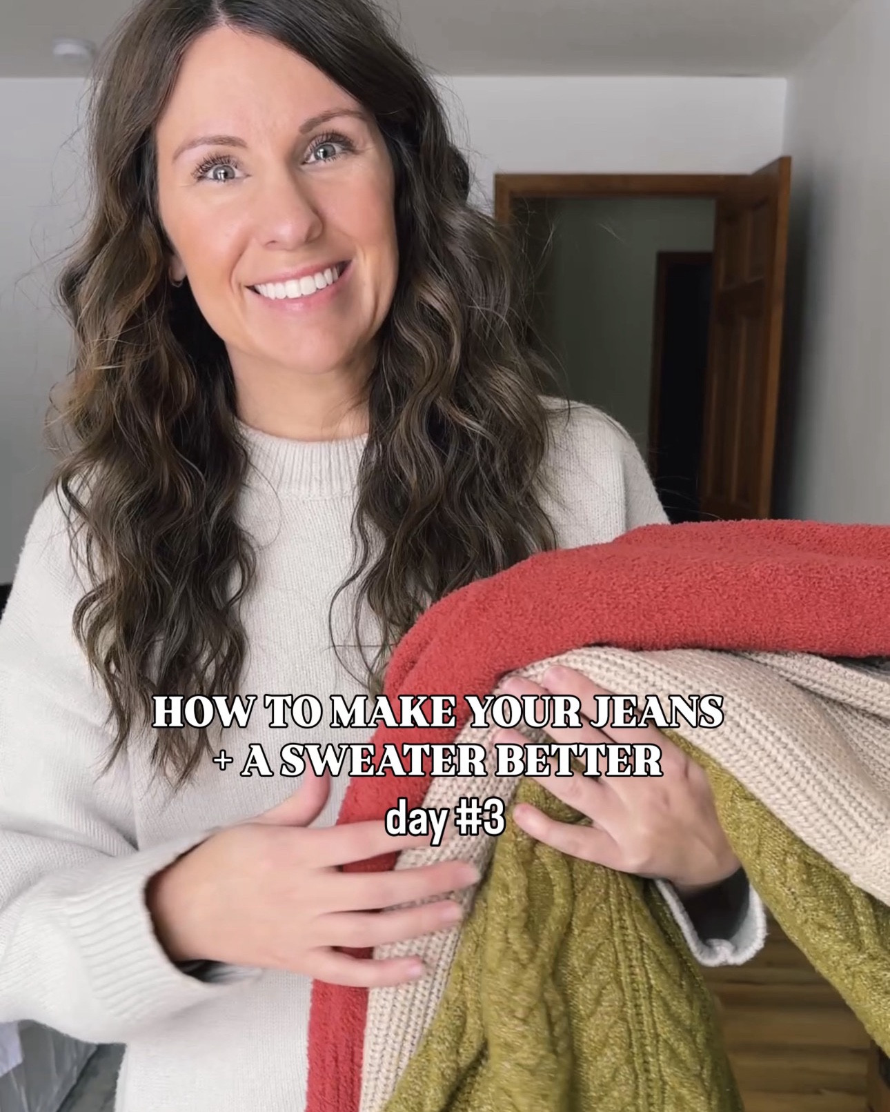 If you’ve been following along this week, you’ve seen that I’ve been doing a series on “how to make your jeans + a sweater better”. 

By mid-February we all start to get a little bored with winter clothes, but there’s still quite a bit of winter left😅 So, I’m sharing tips all week long on how to make a “jeans and sweater” outfit more interesting. 
Today is day 3! Be sure to scroll back and watch day 1 and 2 and follow along for the last day tomorrow🧡

Tip # 3: trade out your basic knit sweater for one with texture— a fuzzy sweater, a ribbed pullover, or a cable knit option can add just a little more interest than a basic sweater. Bonus points for fun colors too 🌈

Sizing:
Rust sweater (more coral/red in person): size small
Tan cotton ribbed sweater (I also own in ivory and black) : size small 
Green sweater: size small (sold out—linked similar)

I linked a bunch of current textured sweaters! So many cute ones!

#jeansandasweater #fashiontips #fashionhacks #widelegjeans #granolagirlstyle 

#LTKPetite #LTKootd #LTKgrwm