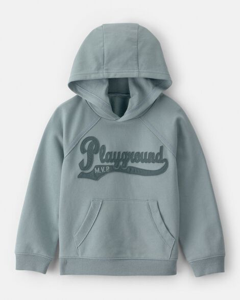 Grey - Toddler Boy MVP' French Terry Hoodie - Green, Selected | Carter's Inc