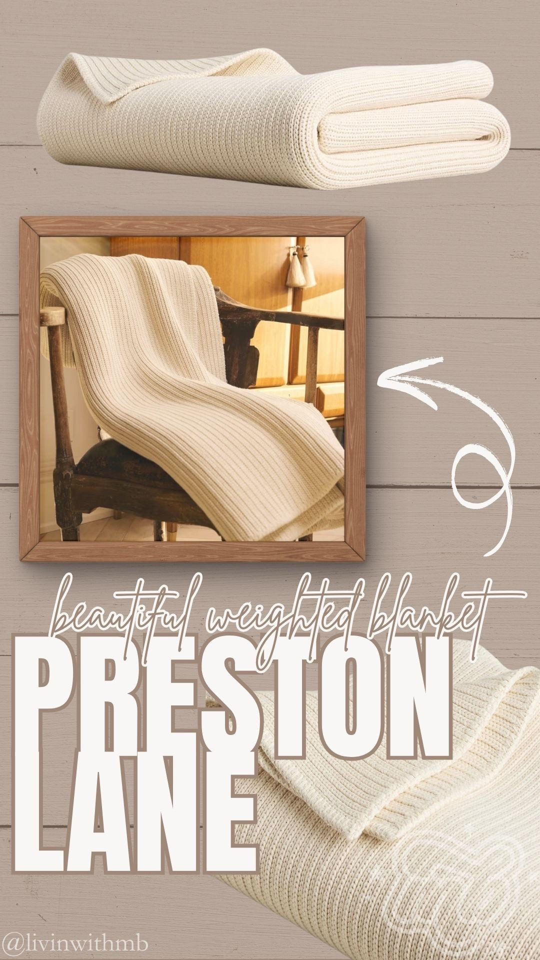 FINALLY an aesthetic weighted blanket 😍

This 15lb weighted blanket from Preston Lane is 100% European cotton & chemical free! 

#LTKHome #LTKselfcare #LTKOver40