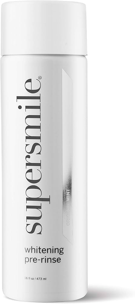 Supersmile Whitening Pre-Rinse - Clinically Formulated Pre-Brush Dental Mouthwash, Cleans and Whi... | Amazon (US)