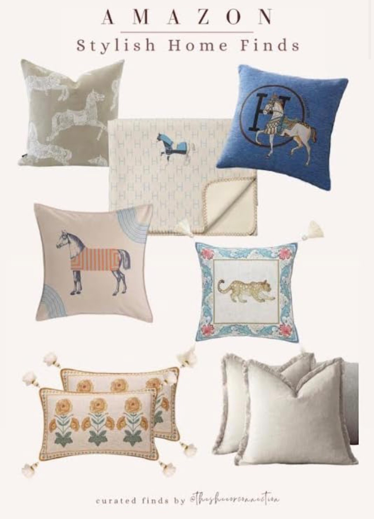 luxury home accents.  pillows and pillow covers