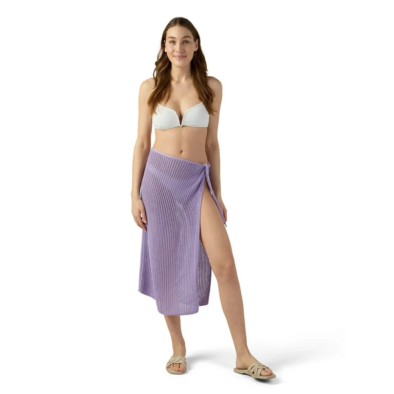 No Boundaries Women's Open Knit Sarong | Walmart (US)