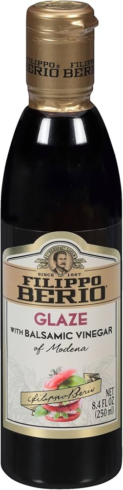 Filippo Berio Glaze with Balsamic Vinegar of Modena, 8.4 Ounce Plastic Bottle, Gluten Free, Lacto... | Amazon (US)