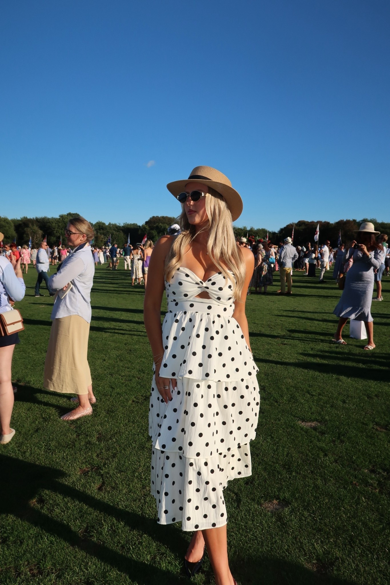 Polo Match Outfit🐎✨🥂 Dress is Lulu’s, hat & glasses are Amazon!

#LTKBeauty #LTKStyleTip