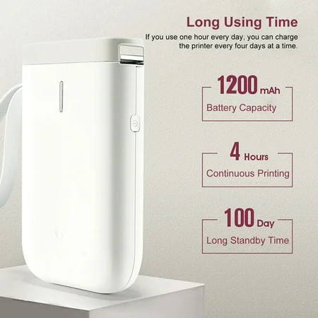 Aibecy Label Maker Machine Portable Thermal Label Printer Handheld Name Price Sticker Printer Pocket | Walmart (US)