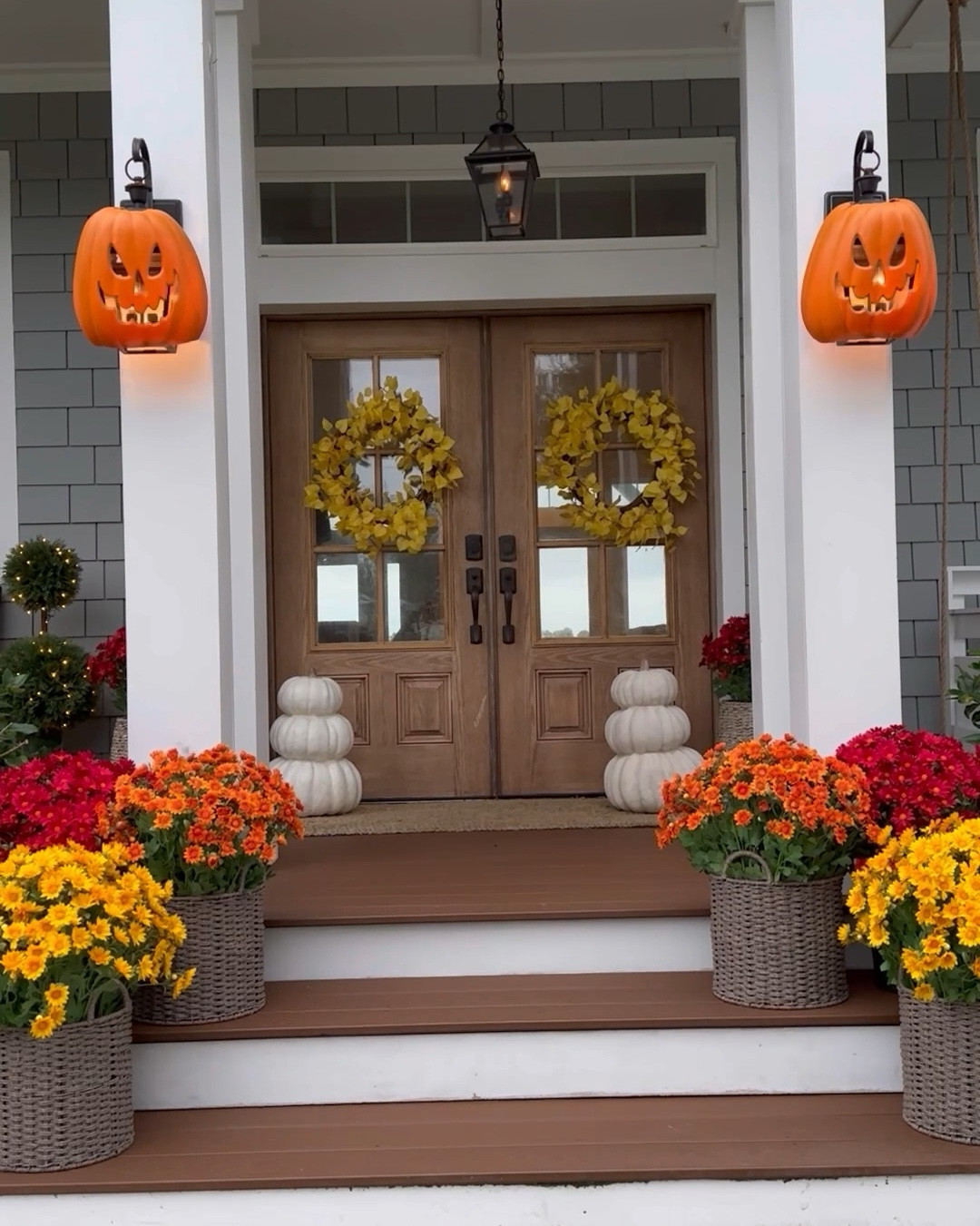 DIY Pumpkin porch lights🎃

#LTKFallSale #LTKHome #LTKSeasonal