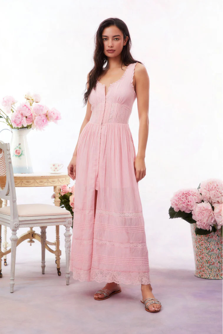 Santelle Cotton Maxi Dress | LoveShackFancy